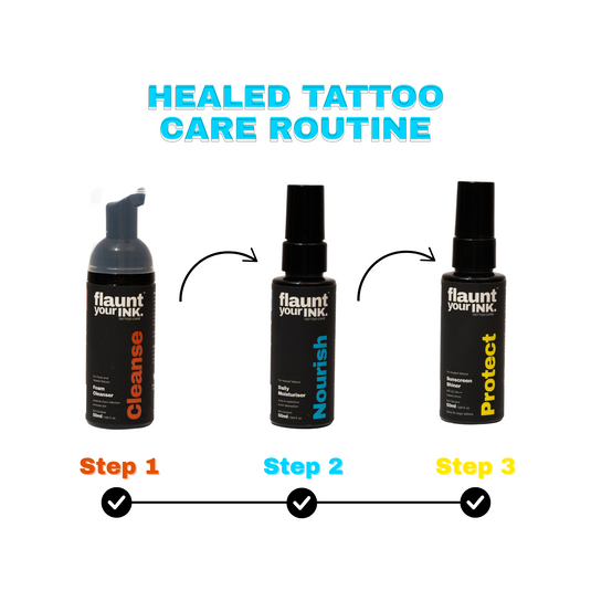 Healed Trio - For Large Tattoos