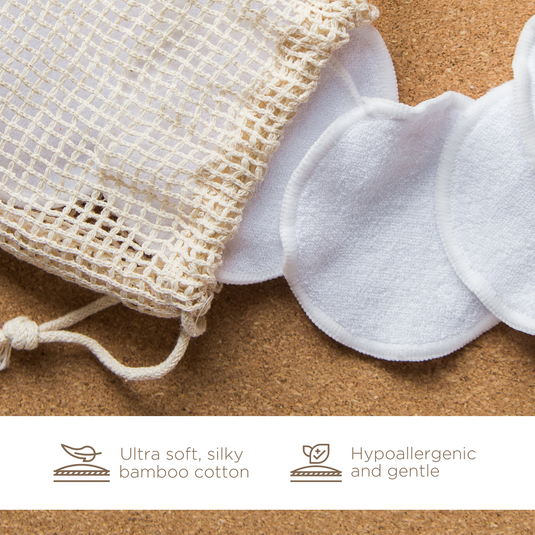 Reusable Bamboo Cotton Facial Pads for Removing Mul Secrets Facemask | Pack of 2