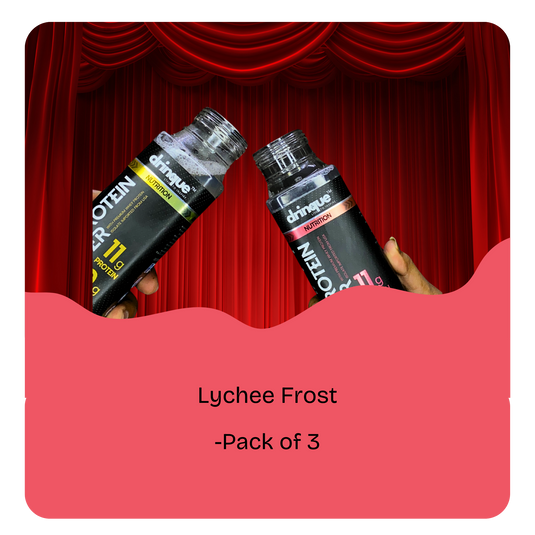 drinque™ ISO PROTEIN WATER- 11g ISOLATE PROTEIN (Lychee Frost)