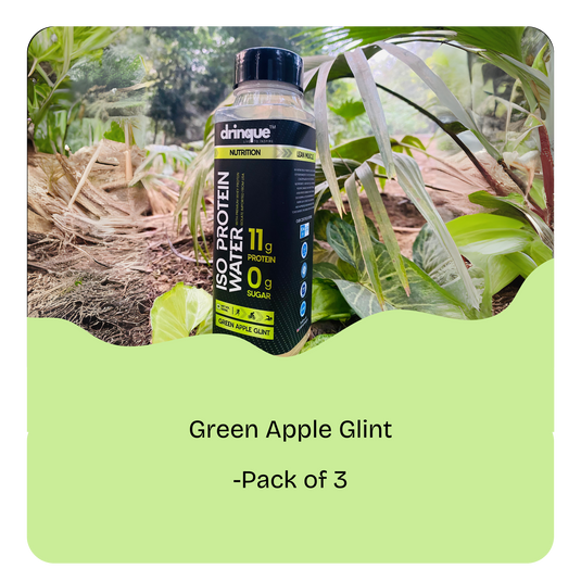 drinque™ ISO PROTEIN WATER- 11g ISOLATE PROTEIN (Green Apple Glint)