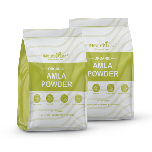 NeutraLeaf Nature Amla Powder | 200 g For Hair Growth | Drinking and Eating | Also Use Face Mask