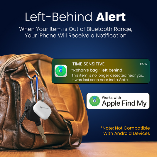Portronics new World Tag for item finder has buzzer sound for locating misplaced items | location tag for iPhone online