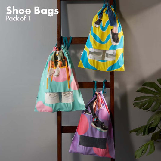 Sneaker-ing Out! Women's Shoe Bag, 100% Organic Cotton, Pack of 1