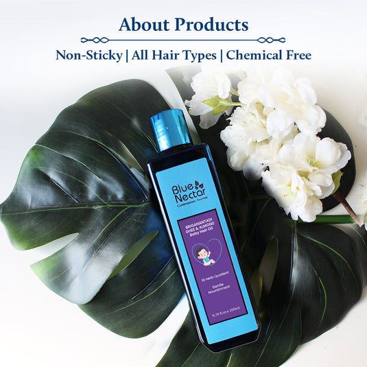 Baby oil for all hair types