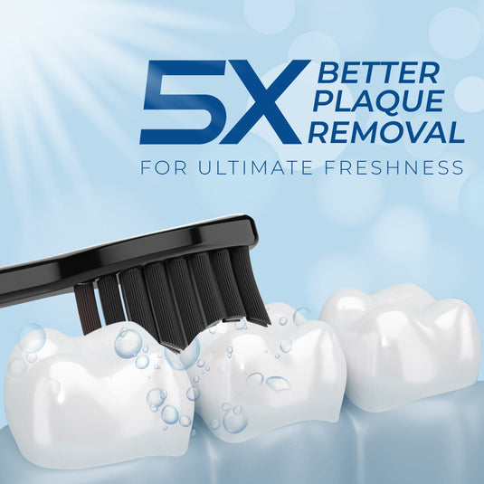 electronic toothbrush with 5X better plaque removal