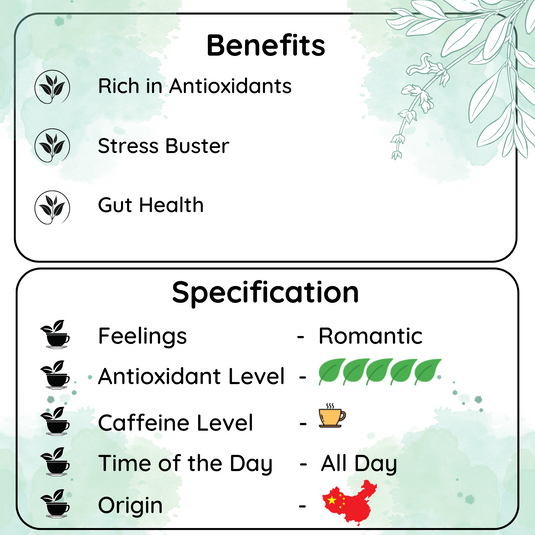 RADIANCE China Blooming Big Bud Tisane - The Tea That Blossoms and Delights - Radhikas Fine Teas and Whatnots