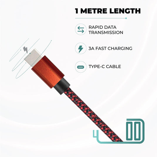 1 meter c type usb cable