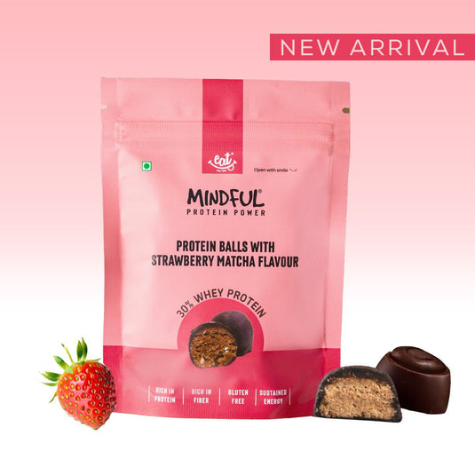 Strawberry Matcha Protein Truffles - 10g/per ball