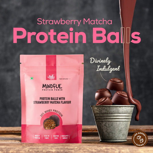 Strawberry Matcha Protein Truffles - 10g/per ball