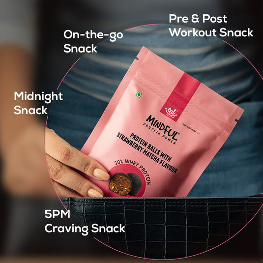 Strawberry Matcha Protein Truffles - 10g/per ball