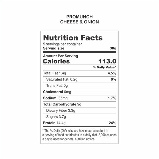 PROMUNCH Travel Combo Pack (Cheese & Onion) 30gm x 4