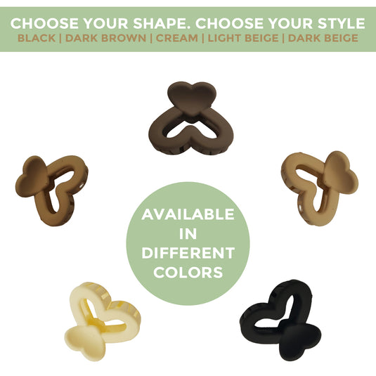 Prolume Heart Shape Hair Clutchers Clips For Hair