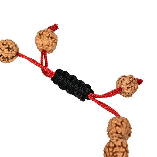 Authentic 5 Mukhi Rudraksha Bracelet – Energized, Natural Beads, Spiritual Healing Jewelry (Unisex)
