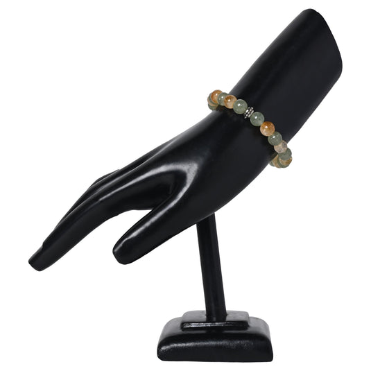 Aventurine and Citrine Certified Gemstone Bracelet