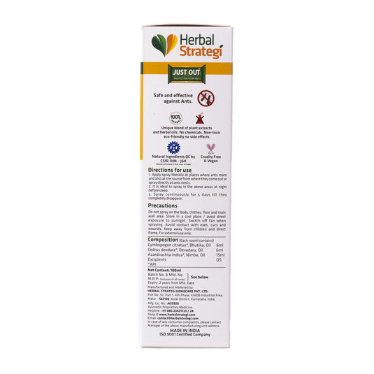 Herbal Ant Repellent Spray | Product Size: 100 ml, 200 ml, 500 ml, 5 ltrs
