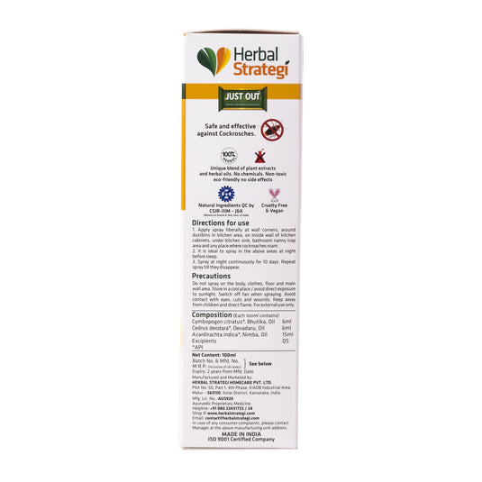 Herbal Cockroach Repellent | Product Size: 100 ml, 200 ml, 500 ml, 5 ltrs