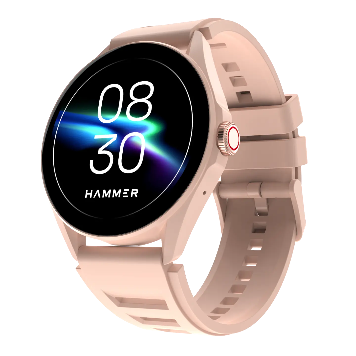 Hammer Cyclone Round dial smart watch with Bluetooth Calling