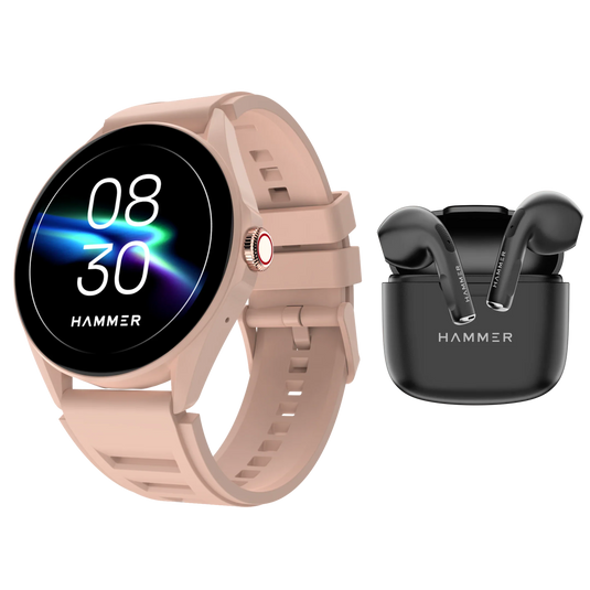 bluetooth calling smartwatch and earbuds