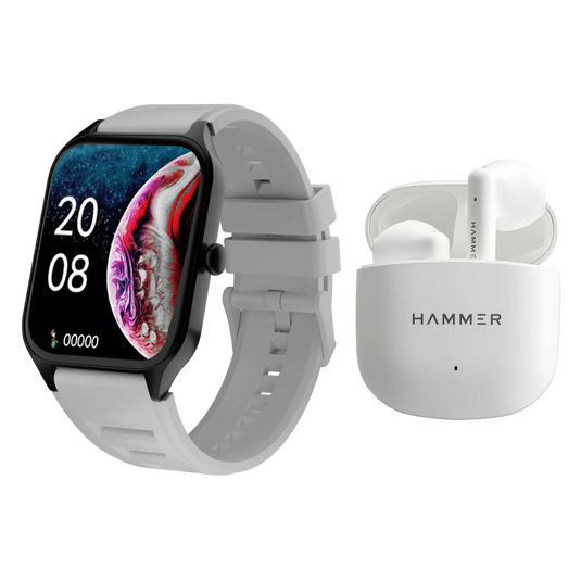 bluetooth calling smartwatch and earbuds