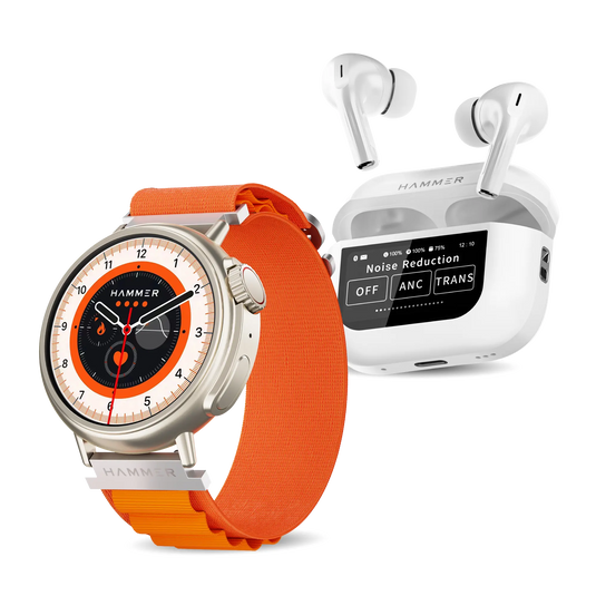 best round dial apple smartwatches with earbuds