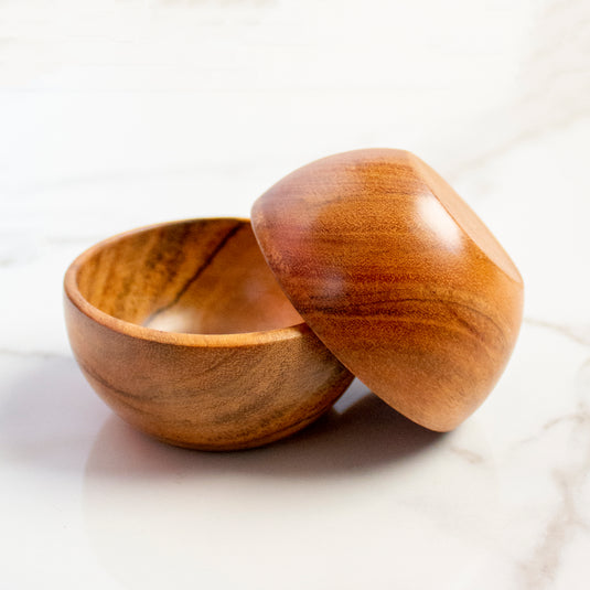 Wooden Baby Serving Bowls (Set of 2)