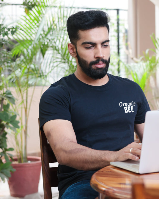 Out of Office Black Crew Neck T-Shirt