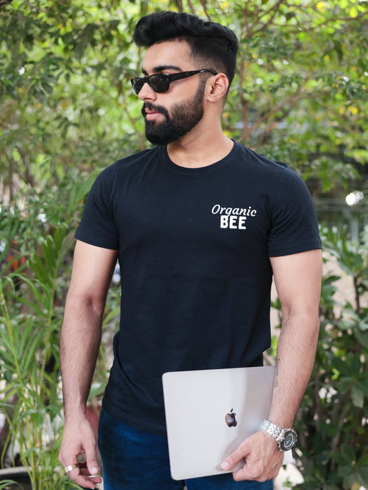 Out of Office Black Crew Neck T-Shirt