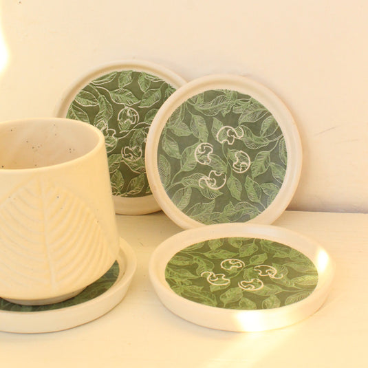 Elli Ceramic Coasters (Set of 4)