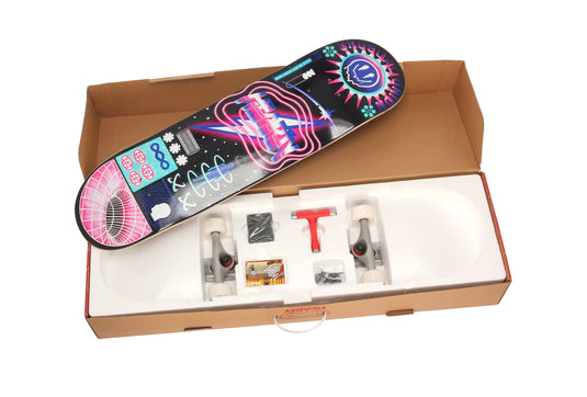 Hearty Pro-Complete Skateboard Pack- Unassembled- 8.0"- Universal Union Pink