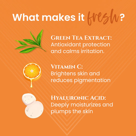 Skin Lightening Vitamin C & Glutathione Facial Kit, Face Wash and Bleach