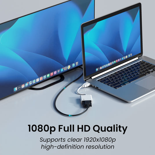 Portronics DigiBridge HDMI to VGA adapter support full hd quality resolution