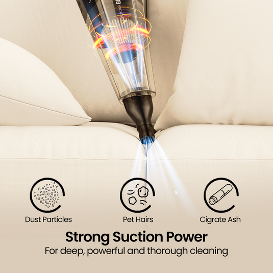 Portronics Mopcop handheld vacuum providing high suction power for deep cleaning