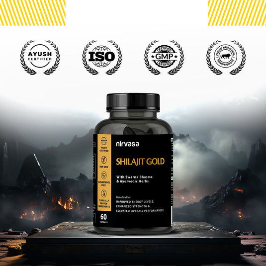 Nirvasa Shilajit Gold (60 Capsules)