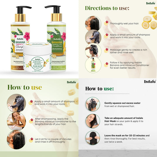 Indalo Hair Care Combo for Damaged Hair