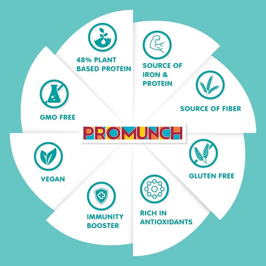PROMUNCH Travel Combo Pack (Cheese&Onion-3,Peri Peri-3,Noodle Masala-3,Tangy Pudina-3) 30 gm Each