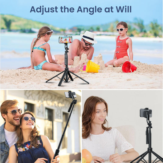 Portronics Lumistick 2 best quadrapod online at best price| portable selfie stick at best price| selfie stick with adjustable angle for take the best price