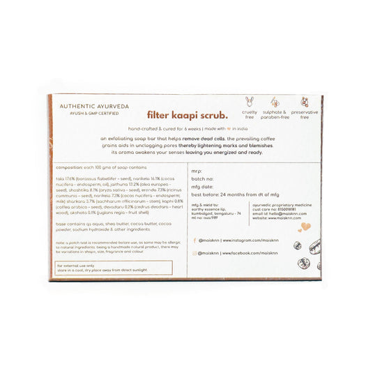 Men's Special Combo (Charcoal Soap + Filter Kaapi)