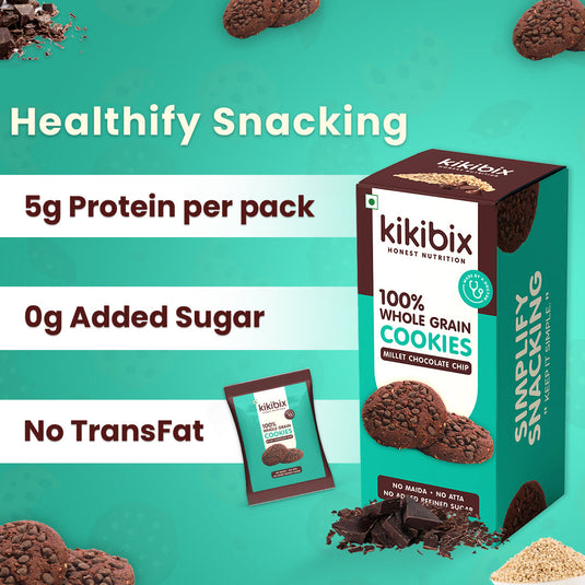 Millet Chocolate Chip Cookies