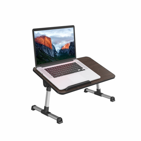 Portronics My Buddy Laptop Stand with Adjustable Height and Work Angle. Brown