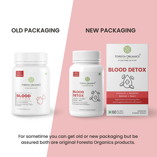 Blood Detox with Manjistha, Curcumin (Turmeric Extract), Neem, & Beetroot