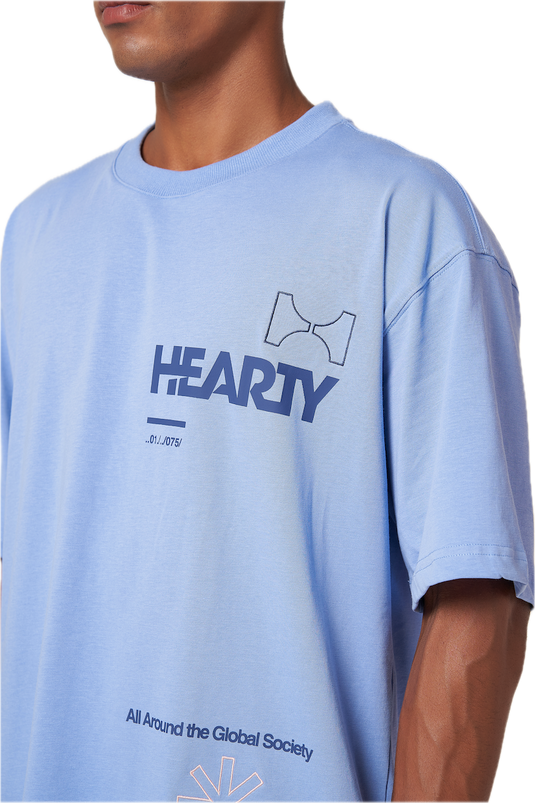 HEARTY GLOBAL COMMUNITY T-SHIRT - LILAC (UNISEX)