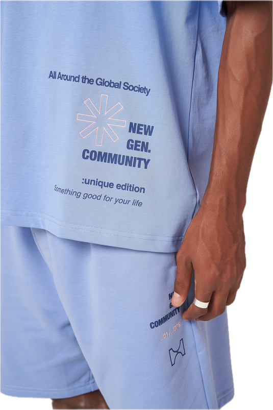 HEARTY GLOBAL COMMUNITY T-SHIRT - LILAC (UNISEX)