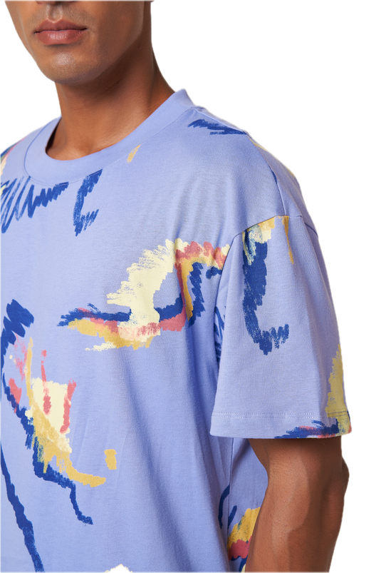 Multi Scribble T‐Shirt
