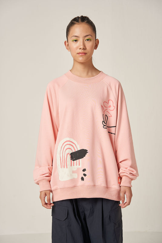 STORYTELLER SWEATSHIRT - SOFT PINK