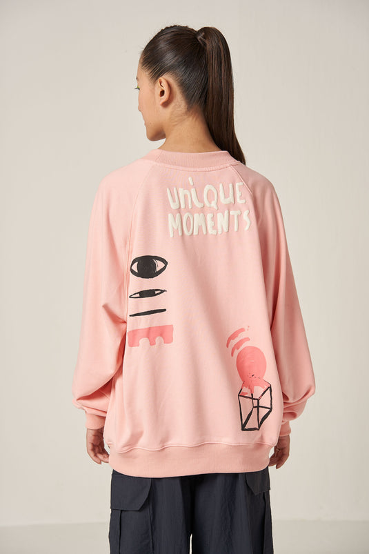 STORYTELLER SWEATSHIRT - SOFT PINK