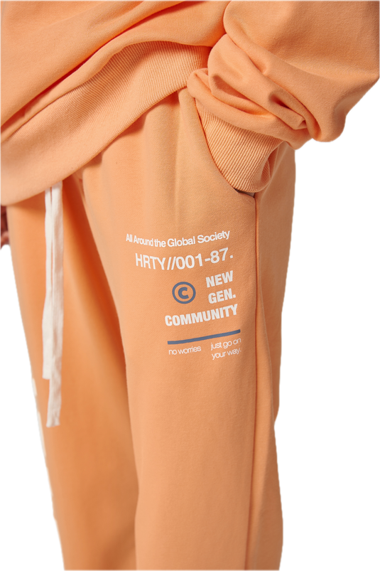 Global Society Orange Sweatpant