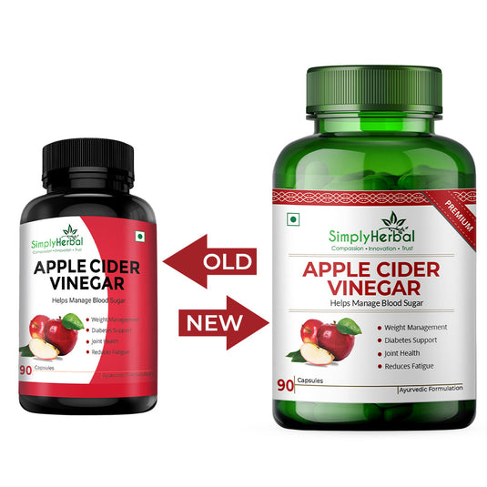 Simply Herbal Apple Cider Vinegar 500mg -90 Capsules