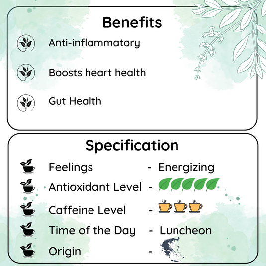 DIGESTIVE Greek Oregano Tisane - Health Benefits of Greek Oregano Tisane Herbal Tea - Radhikas Fine Teas and Whatnots