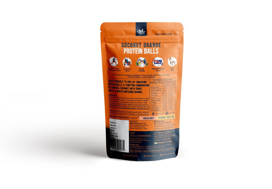 Crunch & Munch: Shop Coconut Orange Protein Balls - Eat Anytime's Best