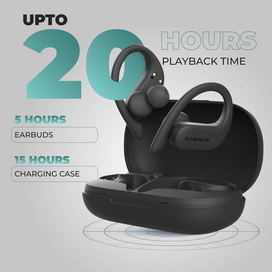 Hammer KO 2.0 with Upto 20 hours playback time